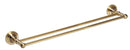 Porte-serviette double RETRO en laiton bronze 66,5x6,5x12 cm