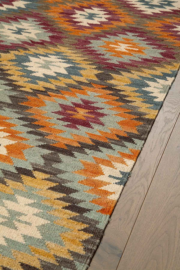 Tapis kilim orient tissé main en laine SOLAS