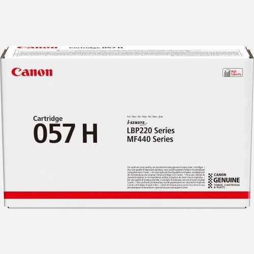 Canon 057H (3010C004) Toner Cartridge, Black
