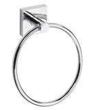 Anneau porte serviette BETA en laiton chromé 16 x19 x 5,5 cm