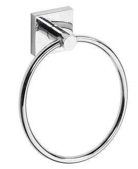 Anneau porte serviette BETA en laiton chromé 16 x19 x 5,5 cm