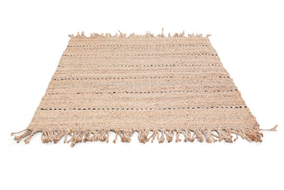 Tapis de salon tissé main en jute YAMA
