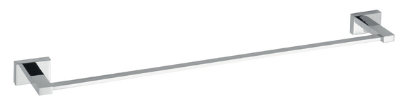 Porte-serviettes PLAZA en laiton chromé 7x62,5x3,5 cm