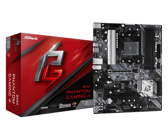 ASROCK B550 Phantom Gaming 4 ATX AM4 DDR4