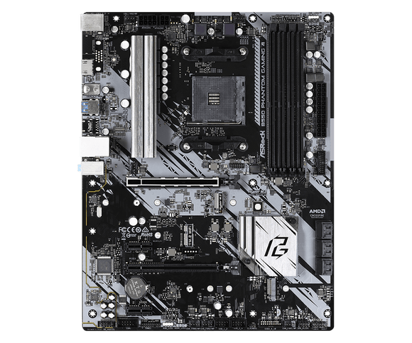 ASRock B550 Phantom Gaming 4 / AMD B550 / AM4 / 4x DDR4 DIMM / HDMI / 2x M.2 / ATX