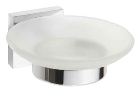 Porte-savon mural en verre BETA 11 x5,5 x 12,5 cm