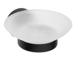 Porte-savon mural DARK en verre DARK 11cm x 5,5cm x 12,9cm