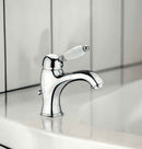 Miscelatore lavabo vintage con maniglia ceramica