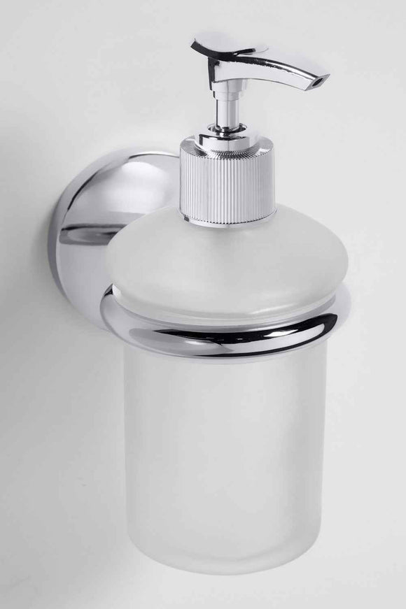 Distributeur de savon liquide mural ALFA en verre / 200 ml