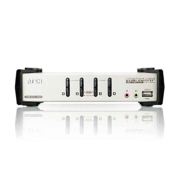 ATEN CS1734B - KVM / audio / USB switch - 4 ports | Aten