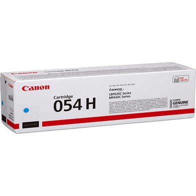 Cartouche de toner Canon CRG 054H (3027C002), cyan