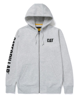 Sweat-shirt banner caterpillar light heather grey