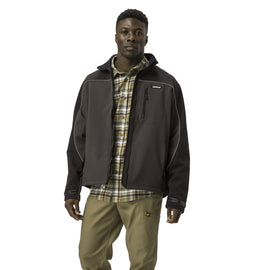 Soft shell jacket caterpillar graphite