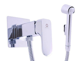 Mitigeur bidet à support fixe avec douchette YUKON en laiton chromé