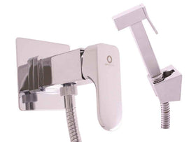 Mitigeur bidet à support fixe avec douchette YUKON en laiton chromé