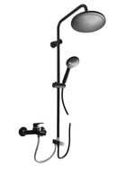 Colonne de douche COLORADO avec pommeau en laiton noir H.99,8 cm
