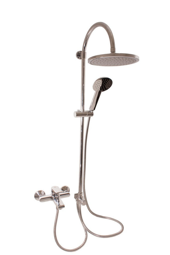 Colonne de douche COLORADO avec pommeau en laiton chromé H.99,8 cm