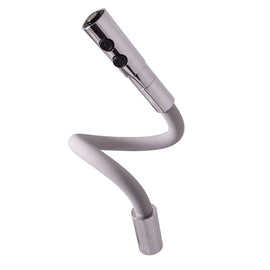 Mitigeur évier flexible gris à mémoire de forme COLORADO H. 35 cm