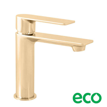 Mitigeur lavabo NIL en laiton doré sans siphon
