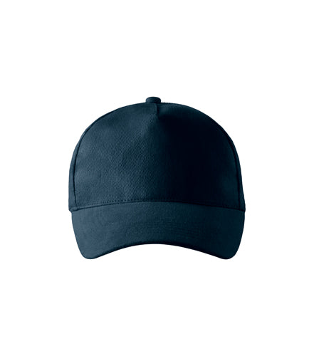 Casquette avec visière malfini 5p 307 unisexe bleu foncé 340 g/m²