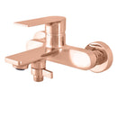 Mitigeur baignoire mural NIL en laiton rose gold poli-1