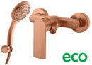 Mitigeur douche mural NIL en laiton rose gold brossé-2