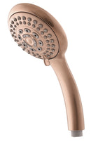 Mitigeur douche mural NIL en laiton rose gold brossé-6