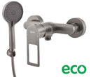 Mitigeur douche NIL en laiton métal gris