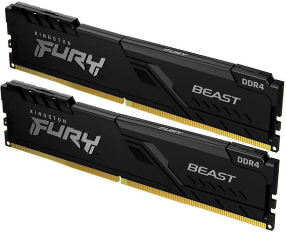 Kingston DRAM 16GB 3200MT/s DDR4 CL16 DIMM (Kit of 2) FURY Beast Black