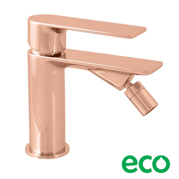 Mitigeur bidet à poser NIL en laiton rose gold poli sans siphon - 0