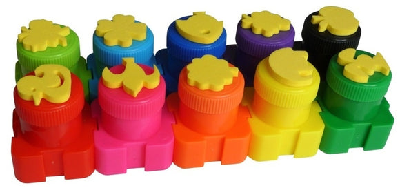 Peintures au doigt colorino kids 10 couleurs