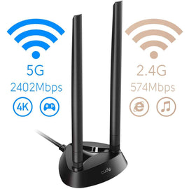 Cudy WE4000 network card Internal WLAN / Bluetooth 2400 Mbit/s