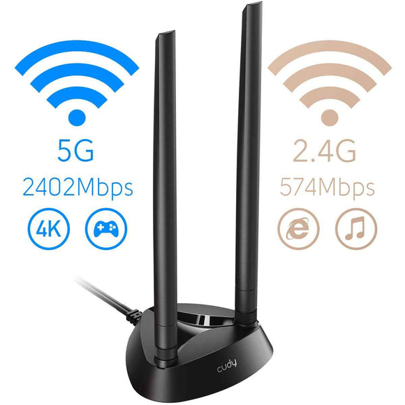 Cudy WE4000 network card Internal WLAN / Bluetooth 2400 Mbit/s