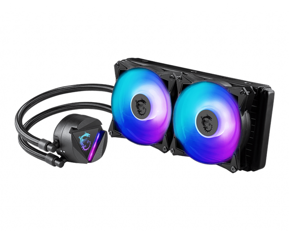 COOLER MSI, "CORELIQUID 240R V2", skt. universal, racire cu lichid, fan 120 mm x 2, 2000 rpm, LED ARGB, "MAG_CORELIQUID_240R_V2" (include TV 1.75 lei)