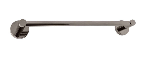 Porte-serviette mural COLORADO en laiton métal gris poli 49,3cm