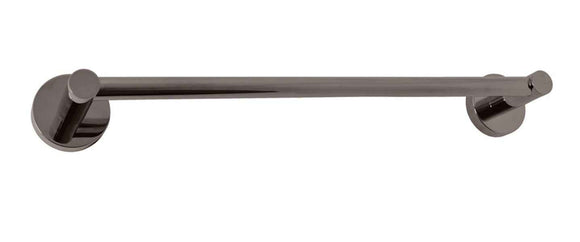 Porte-serviette mural COLORADO en laiton métal gris brossé 49,3cm