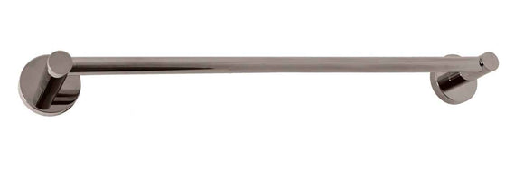 Porte-serviette mural COLORADO en laiton métal gris poli 64,3cm