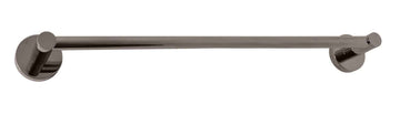 Porte-serviette mural COLORADO en laiton métal gris brossé 64,3cm