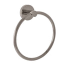 Anneau de serviette COLORADO en laiton métal gris brossé 17 cm