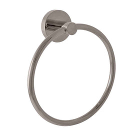 Anneau de serviette COLORADO en laiton métal gris brossé 17 cm
