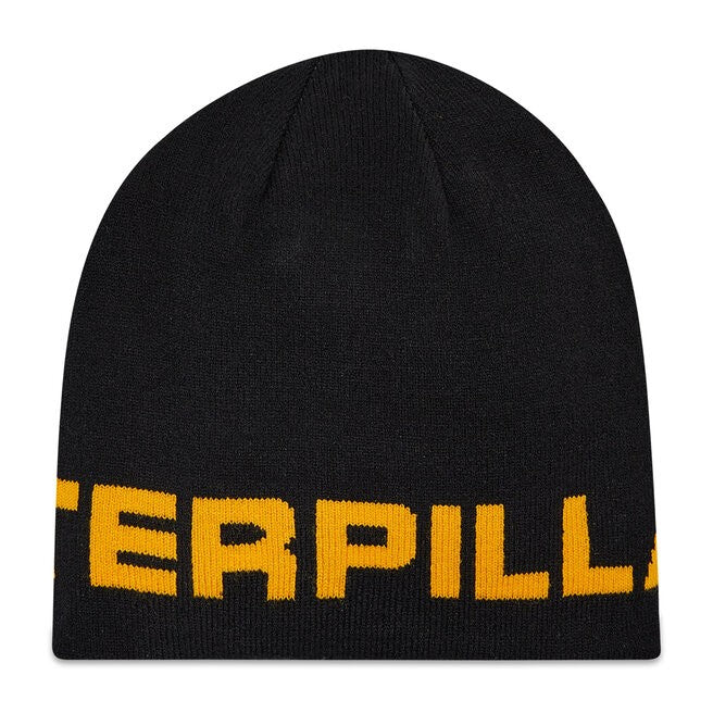Bonnet reversible cat yellow/black