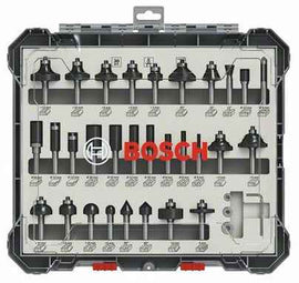 Bosch Mixed Router Bit Sets, 30-Pieces