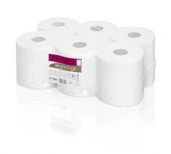 Rouleaux d'alimentation centrale WEPA pour système de point d'alimentation RPCB2150 - FP, 2 plis 150 m 600 feuilles, 20 x 25, cellulose (