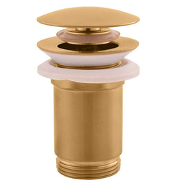 Bonde Pop-up pour lavabo et évier en laiton doré 6,5 cm