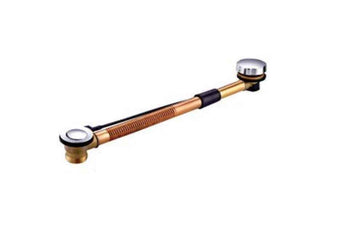 Vidange baignoire en laiton chromée 55cm pour baignoire Mykonos