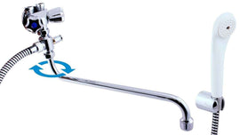 Mélangeur basse pression pour baignoire ou douche avec douchette