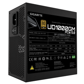 Gigabyte UD1000GM PG5 power supply unit 1000 W 20+4 pin ATX ATX Black - 0