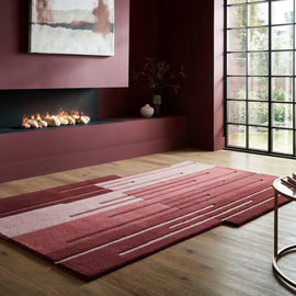 Tapis moderne pure laine choppy