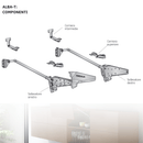 Sistema di Sollevamento Ammortizzato ALBATROS per Moduli con Porte Pieghevoli