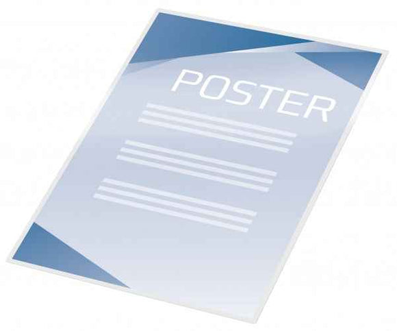 Pochette de plastification GBC A3 125 microns, transparente (100 pièces)